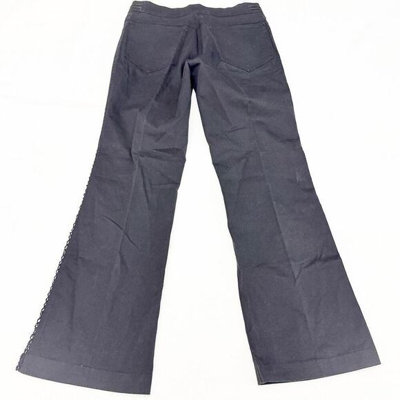 Sandro Party Black Lace Cutout Wide Leg Dress Pants Size 6-8 - Picture 6 of 9